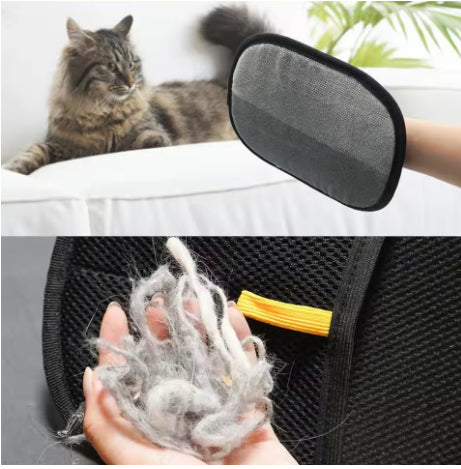 Pet Hair Remover Glove – Reusable Fur Lint Removal Mitt for Dogs & Cats