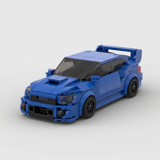 Subaru WRX STI Die-Cast Model Car – 1:36 Scale Blue Collectible Toy