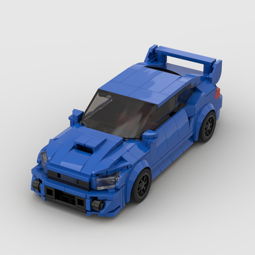 Subaru WRX STI Die-Cast Model Car – 1:36 Scale Blue Collectible Toy